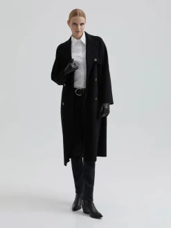 Andiata Talvitakit|Villakangastakit>Naisten Villakangastakki, LEVIA COAT 100% WOOL