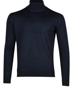 Black and Blue Neulepuserot|Kaikki Neuleet>Black Blue Miesten Neulepusero, BASIC TURTLENECK