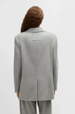 BOSS Orange Bleiserit|Kevättakit>Naisten Bleiseri, JASOBANE BLAZER Vaaleanharmaa