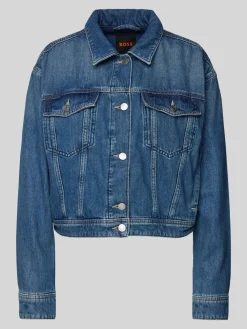 BOSS Orange Kevättakit|Farkkutakit>Naisten Farkkutakki, TRUCKER JACKET Indigo