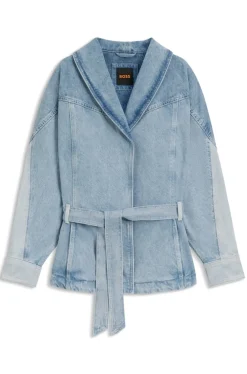 BOSS Orange Kevättakit|Farkkutakit>naisten takki, DNM JACKET PANELED Indigo