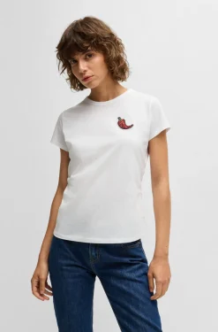 BOSS Orange T-Paidat|Kaikki Paidat>naisten t-paita, ENDORA T-SHIRT