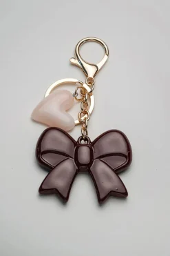 Bow 19 Avaimenperät Ja Laukkukorut|Korut>avaimenperä, CHARM BOW WINE RED