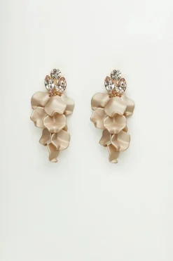 Bow 19 Korut|Kaikki Asusteet>korvakorut, LEAF STONE EARRINGS