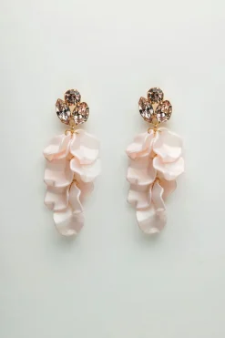 Bow 19 Korut|Kaikki Asusteet>korvakorut, LEAF STONE EARRINGS