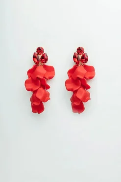 Bow 19 Korut|Kaikki Asusteet>korvakorut, LEAF STONE EARRINGS