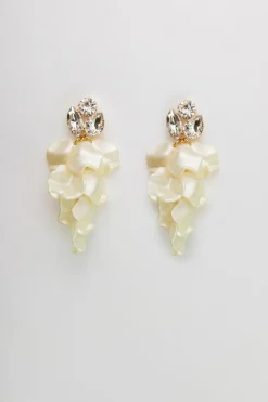 Bow 19 Korut|Kaikki Asusteet>korvakorut, LEAF STONE EARRINGS