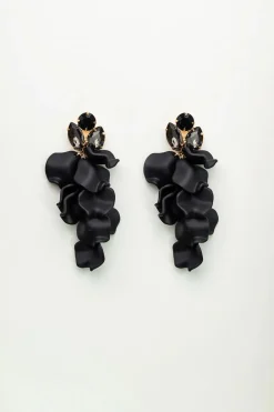 Bow 19 Korut|Kaikki Asusteet>korvakorut, LEAF STONE EARRINGS