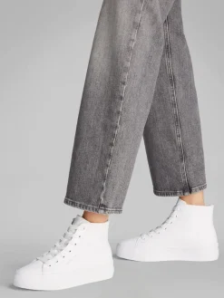 Calvin Klein Accessories Tennarit Ja Lenkkarit|Kaikki Kengät>naisten kengät, VULC FLATFORM MID MG LTH