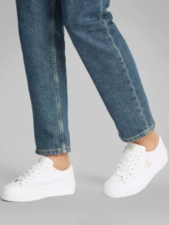 Calvin Klein Accessories Tennarit Ja Lenkkarit|Kaikki Kengät>naisten kengät, VULC FLATFORM LOW CV MG