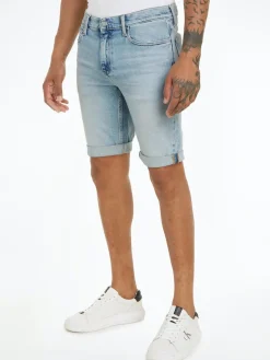 Calvin Klein Jeans Shortsit|Kaikki Housut Ja Farkut>miesten shortsit, SLIM SHORTS Sininen, Indigo