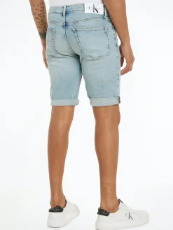 Calvin Klein Jeans Shortsit|Kaikki Housut Ja Farkut>miesten shortsit, SLIM SHORTS Sininen, Indigo
