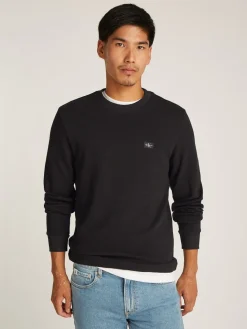 Calvin Klein Jeans Collegepaidat|Kaikki Paidat>Miesten Paita, WOVEN TAP WAFFLE LS TEE