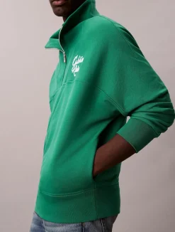 Calvin Klein Jeans Collegepaidat|Kaikki Paidat>miesten collegepaita PREMIUM FLEECE LOGO FUNNEL NECK SWEATER,