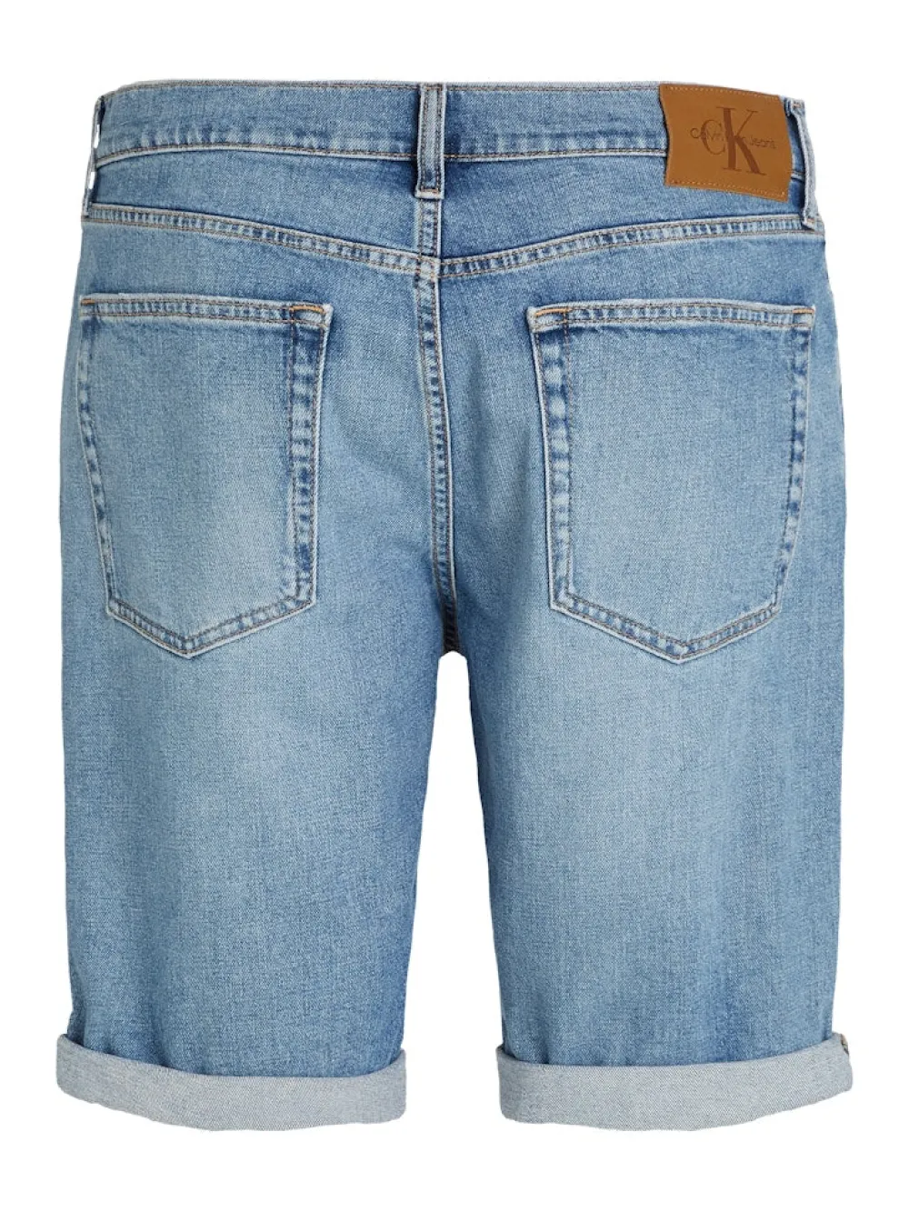 Calvin Klein Jeans Shortsit|Kaikki Housut Ja Farkut>miesten shortsit, SLIM SHORT 1A4 MID BLUE Sininen, Indigo