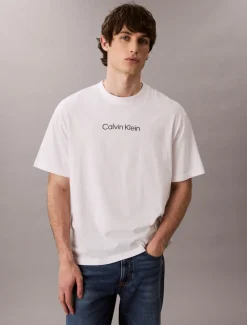Calvin Klein Menswear T-Paidat|Kaikki Paidat>Calvin Klein Jeans miesten t-paita, SS STANDARD LOGO 30S CREWNK TEE