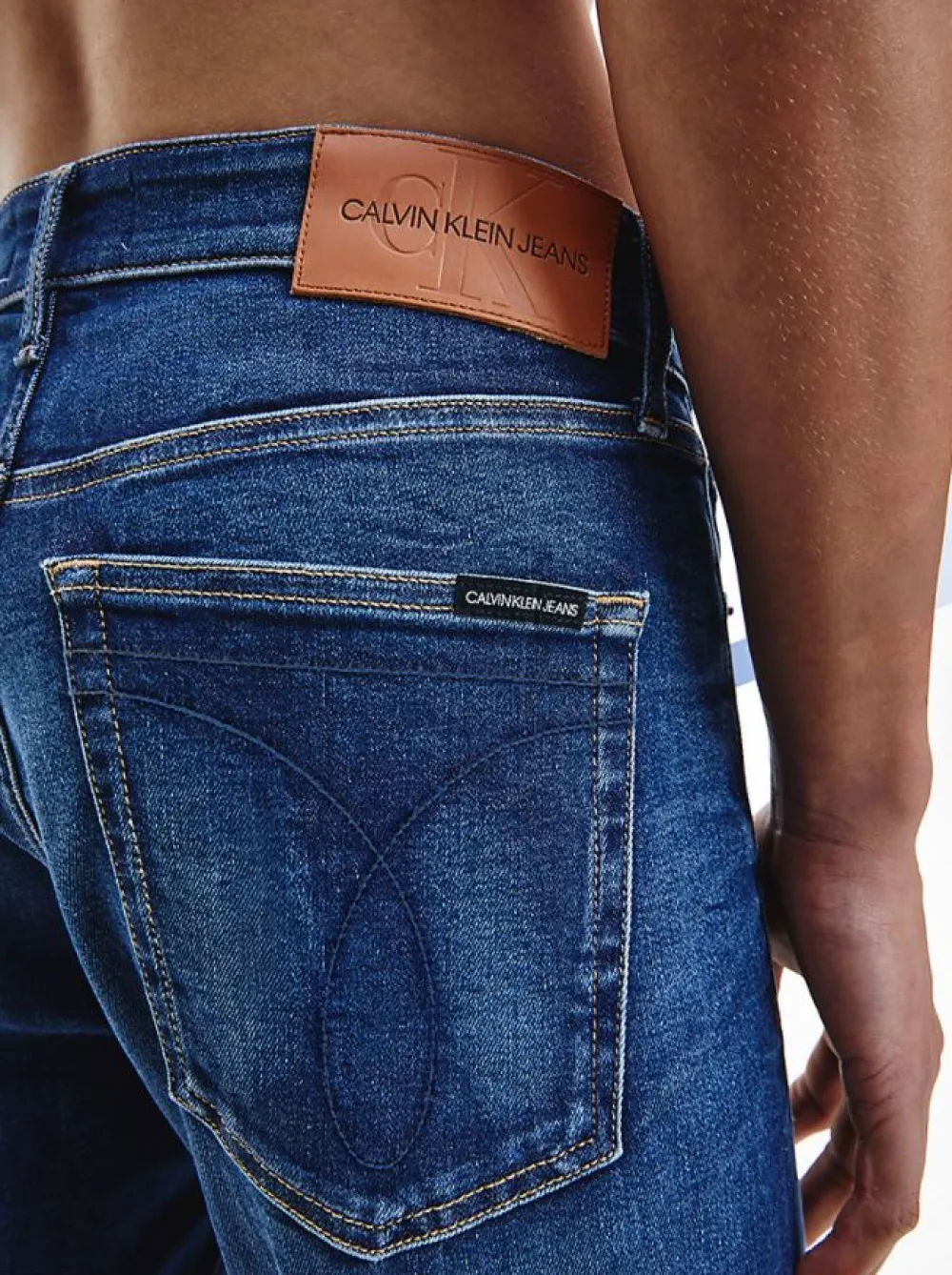 Calvin Klein Jeans Farkut|Kaikki Housut Ja Farkut>Miesten Farkut, Slim Tapered 1BJ NOS Indigo