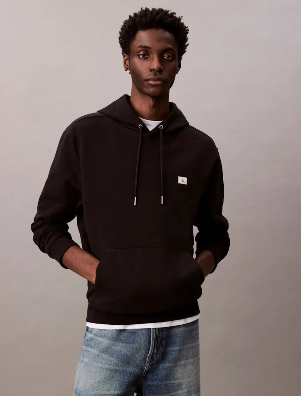 Calvin Klein Jeans Hupparit|Kaikki Paidat>Miesten Huppari, LS EU 350Terry Badge Hoodie