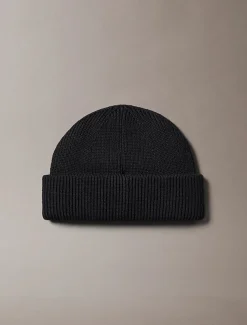 Calvin Klein Jeans Pipot|Kaikki Päähineet>miesten pipo, PATCH CHUNKY RIB COTTON DOCKER B