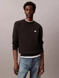 Calvin Klein Jeans Collegepaidat|Kaikki Paidat>miesten collegepaita, LS EU 350TERRY BADGE CN SWEATSHIRT