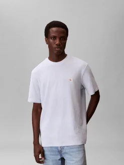 Calvin Klein Jeans T-Paidat|Kaikki Paidat>miesten t-paita SS Waffle Badge Crewnk Tee,