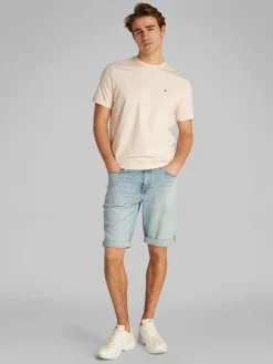 Calvin Klein Jeans Shortsit|Kaikki Housut Ja Farkut>miesten shortsit, SLIM SHORT 1AA LIGHT BLUE Sininen, Indigo