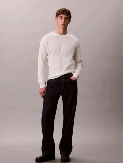 Calvin Klein Jeans Collegepaidat|Kaikki Paidat>miesten college, LS WAFFLE LS TEE