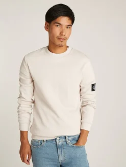 Calvin Klein Jeans Collegepaidat|Kaikki Paidat>Miesten Paita, MONOLOGO BADGE WAFFLE LS TEE