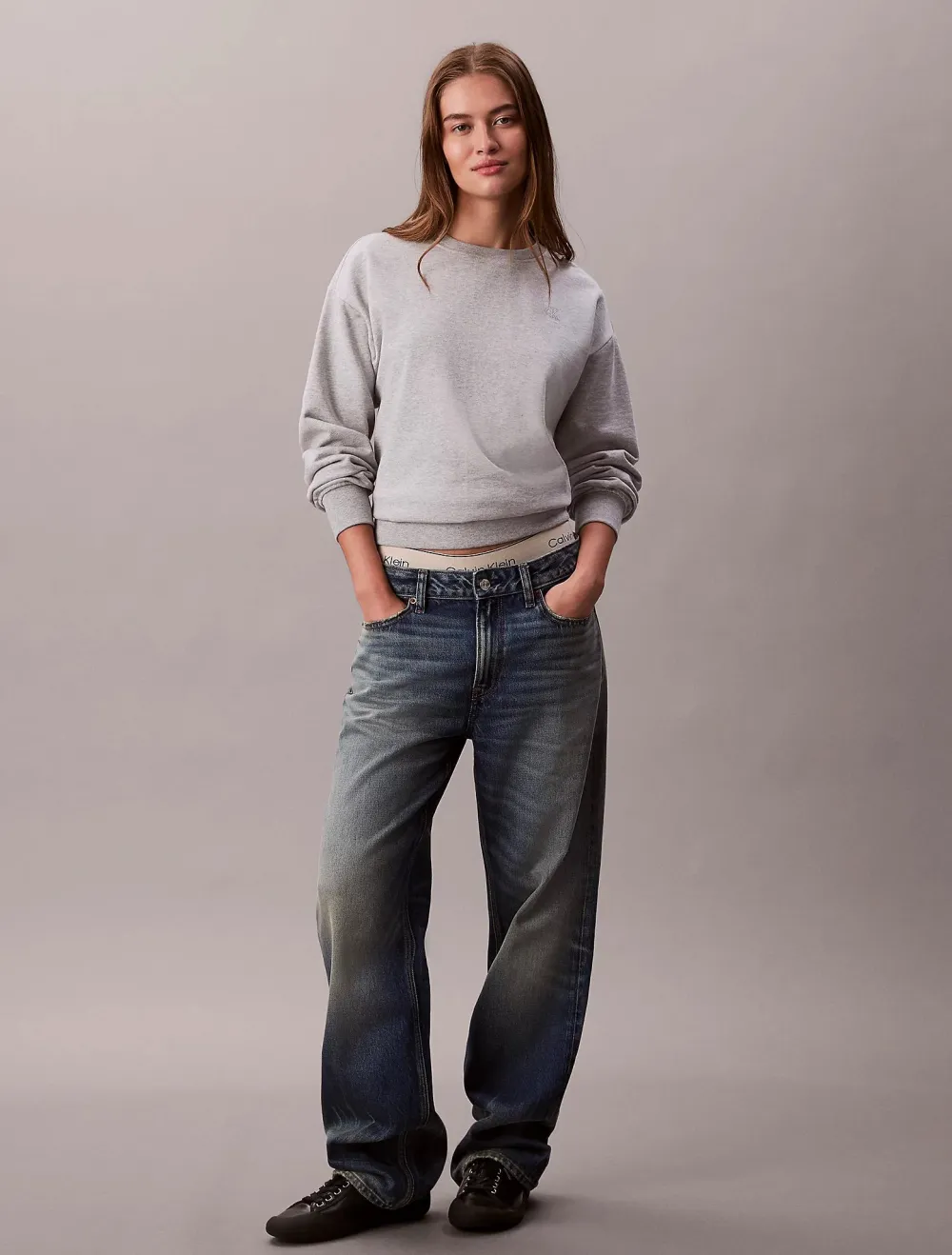 Calvin Klein Jeans Collegepaidat|Kaikki Paidat>naisten collegepaidat LS Archive Logo French Terry,