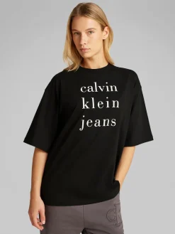 Calvin Klein Jeans T-Paidat|Kaikki Paidat>naisten t-paita, SS CKJ LOGO TEE