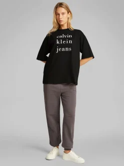 Calvin Klein Jeans T-Paidat|Kaikki Paidat>naisten t-paita, SS CKJ LOGO TEE