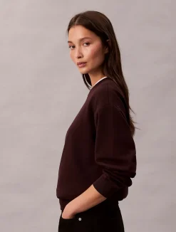 Calvin Klein Jeans Collegepaidat|Kaikki Paidat>naisten collegepaita LS MONOLOGO FRENCH TERRY,