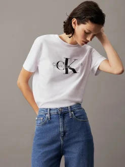 Calvin Klein Jeans T-Paidat|Kaikki Paidat>Naisten T-Paita, CORE MONOLOGO