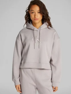 Calvin Klein Jeans Kaikki Paidat|Collegepaidat>naisten college, RAISED EMBROIDERY CK HOODIE