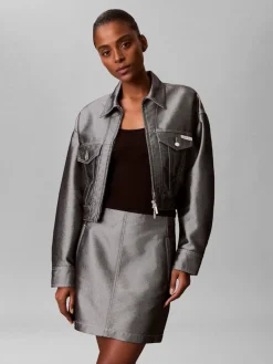 Calvin Klein Jeans Hameet|Kaikki Mekot Ja Hameet>naisten hame A LINE SKIRT DENIM SHINE,