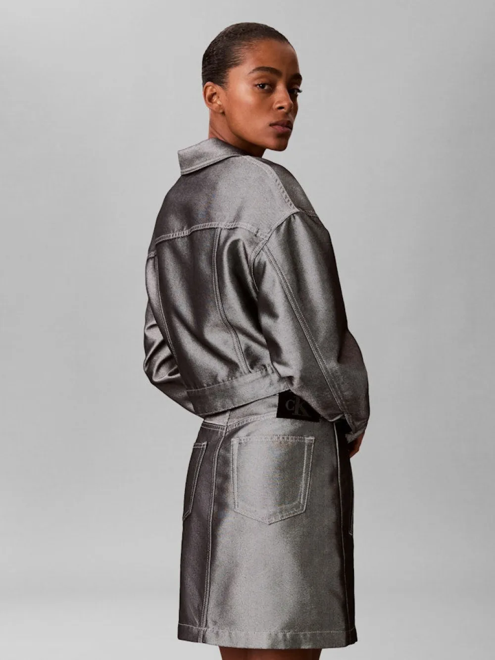 Calvin Klein Jeans Hameet|Kaikki Mekot Ja Hameet>naisten hame A LINE SKIRT DENIM SHINE,