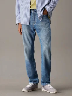 Calvin Klein Jeans Farkut|Kaikki Housut Ja Farkut>Calvin Klein miesten farkut, STANDARD STRAIGHT Indigo