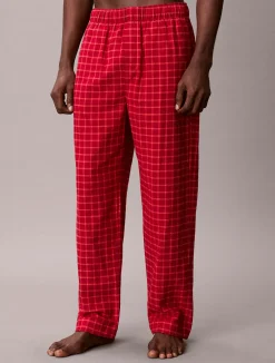 Calvin Klein Kaikki Alusasut Ja Pyjamat|Pyjamat Ja Yöhousut>miesten pyjamahousut SLEEP PANT FLANNEL,