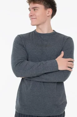 Calvin Klein Pyjamat Ja Yöhousut|Kaikki Alusasut Ja Pyjamat>miesten pyjama LS TEE PANT SET,