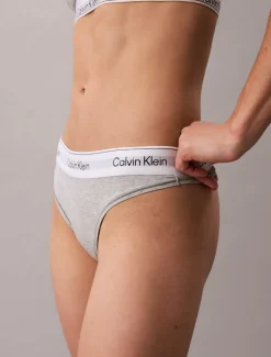 Calvin Klein Kaikki Alusasut Ja Pyjamat>naisten alushousut, CK THONG NOS Vaaleanharmaa