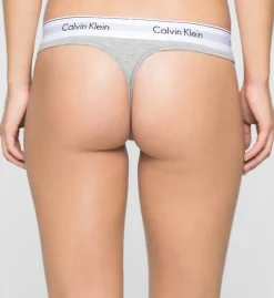 Calvin Klein Kaikki Alusasut Ja Pyjamat>Naisten Alushousut, Thong Vaaleanharmaa