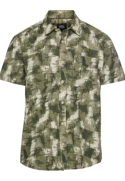 Camel Active Kauluspaidat|Kaikki Paidat>miesten kauluspaita, 409274-5S74-34 Vihreä Kuosi