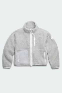 Canada Goose Fleecet|Kaikki Paidat>naisten fleecetakki Simcoe Fleece Jacket, vaaleanharmaa