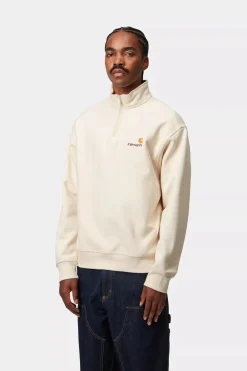 Carhartt Kaikki Paidat|Collegepaidat>miesten collegepaita Half Zip American Script Sweatshirt,