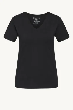Claire T-Paidat|Kaikki Paidat>Naisten AIDA T-PAITA SS Musta