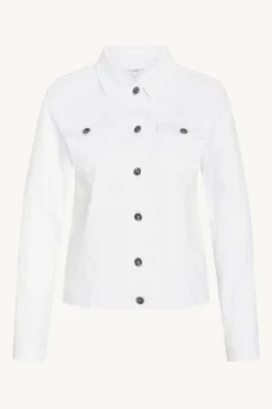 Claire Kevättakit|Farkkutakit>naisten farkkutakki, ELAINE DENIM JACKET WHITE