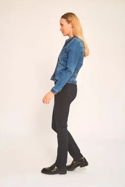 Claire Kevättakit|Farkkutakit>Naisten Farkkutakki, ELAINE DENIM JACKET Sininen, Indigo