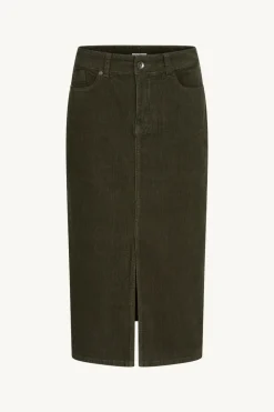 Claire Hameet|Kaikki Mekot Ja Hameet>naisten hame, NEDDA SAMETTIHAME Armeijanvihreä