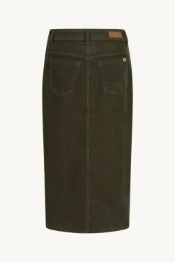 Claire Hameet|Kaikki Mekot Ja Hameet>naisten hame, NEDDA SAMETTIHAME Armeijanvihreä