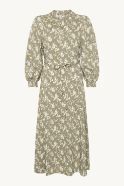 Claire Mekot|Kaikki Mekot Ja Hameet>naisten mekko, DAGMARA DRESS Vihreä Kuosi